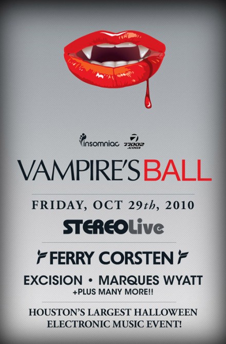 This Friday [10/29/10]: Vampire’s Ball w/ Excision!