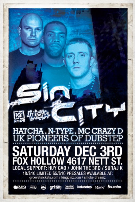 Gritsy w/ Hatcha, N-Type & MC Crazy D @ Fox Hollow! [Saturday, Dec 3rd]